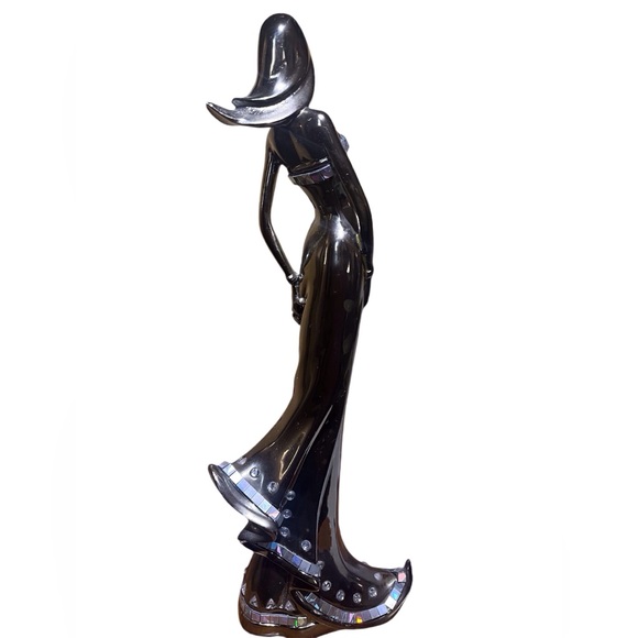 Art Deco/ Art Nouveau Lady Figurine - Picture 4 of 7